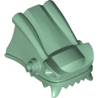 Sand Green Dragon Head (Ninjago) Jaw Upper Snout with Fangs and 2 Studs