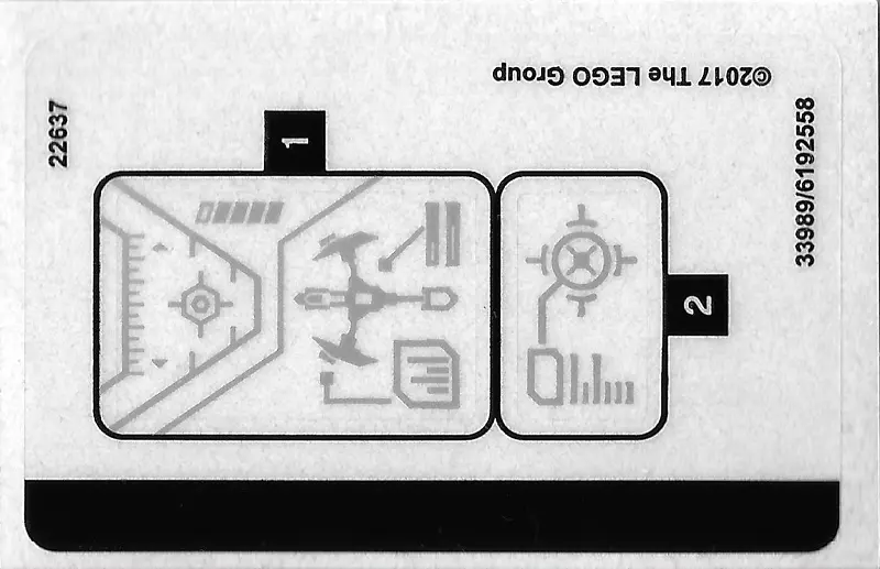 Sticker Sheet for Set 70361 - (33989/6192558)