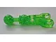 Trans-Bright Green Hero Factory Arm / Leg with Ball Joint on Axle and Ball Socket and Pin Hole
