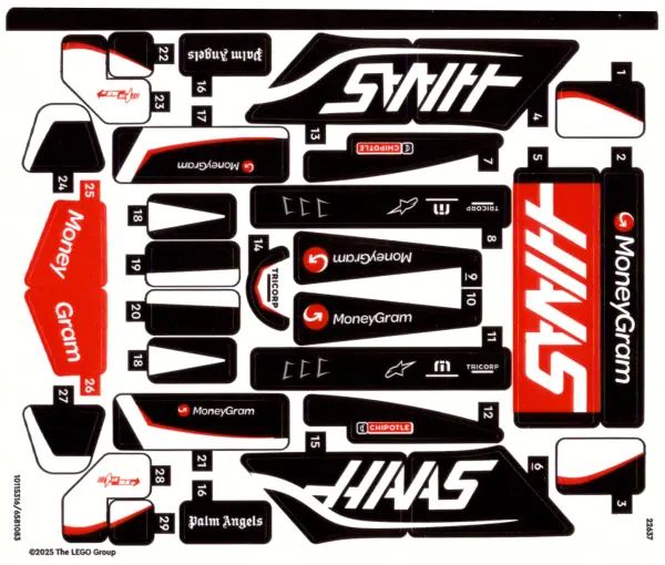 Sticker Sheet for Set 77250 - International Version - (10115316/6581083)