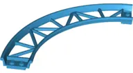Dark Azure Train, Track Roller Coaster Curve, 90 degrees