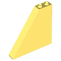 Bright Light Yellow Slope 55 6 x 1 x 5 without Bottom Stud Holders