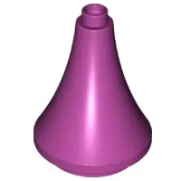 Magenta Duplo Roof Spire 3 x 3 x 3 (Tapered Cone)