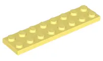 Bright Light Yellow Plate 2 x 8