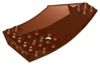 Reddish Brown Cockpit 10 x 6 x 2 Curved