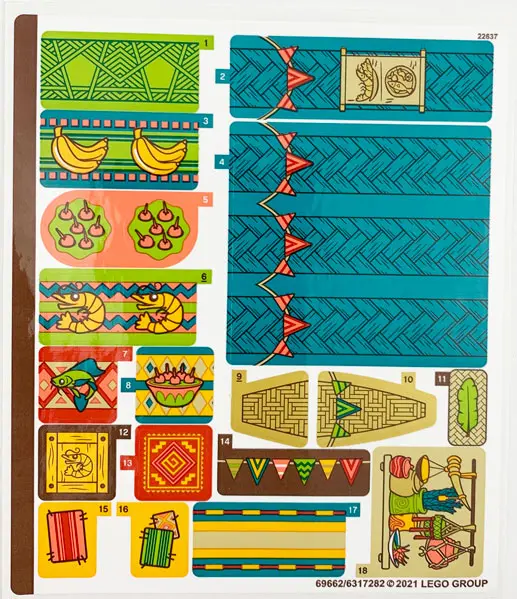 Sticker Sheet for Set 43185 - (69662/6317282)