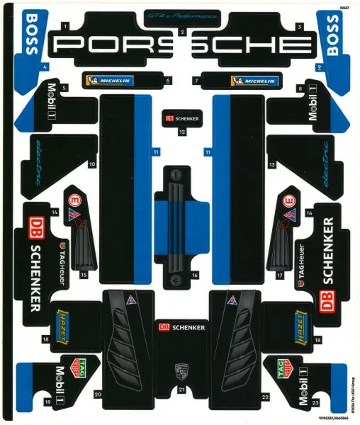 Sticker Sheet for Set 42176 - (10105332/6462845)