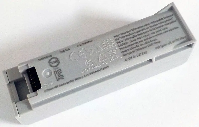 Light Bluish Gray Electric Rechargeable Battery 3.6V / 2100mAh / 7.56 Wh