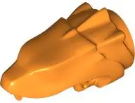 Orange Serpent Basilisk Head
