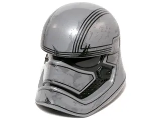 Flat Silver Large Figure Head Modified SW Captain Phasma Pattern