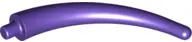Dark Purple Dinosaur Tail End Section / Horn