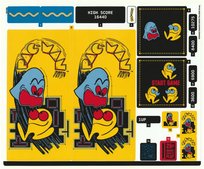 Sticker Sheet for Set 10323 - (10104462/6446025)