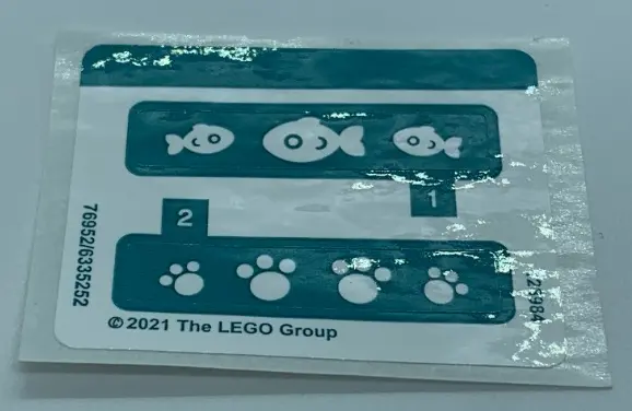 Sticker Sheet for Set 40441 - (76952/6335252)