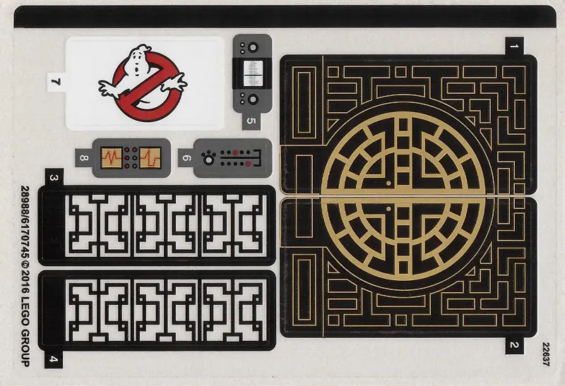 Sticker Sheet for Set 71242 - International Version - (28988/6170745)