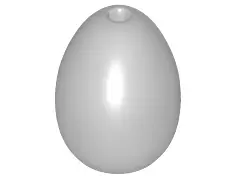 Light Bluish Gray Egg with Small Pin Hole