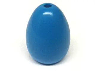 Dark Azure Egg with Small Pin Hole