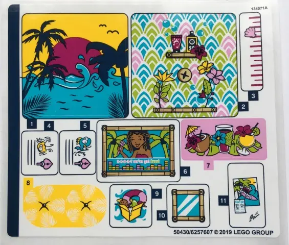 Sticker Sheet for Set 41374 - (50430/6257607)