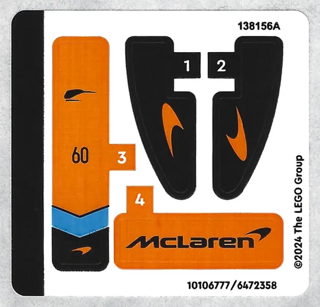Sticker Sheet for Set 30683 - (10106777/6472358)