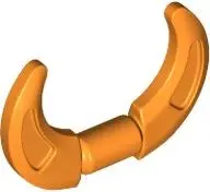 Orange Minifigure, Weapon Crescent Blade