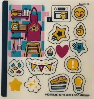 Sticker Sheet for Set 41401 - (66281/6287407)