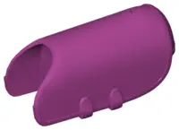 Magenta Horse Barding with 2 Clasps