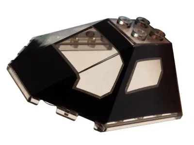 Trans-Brown Windscreen 6 x 6 x 2 Canopy with SW Krennic's Imperial Shuttle Pattern