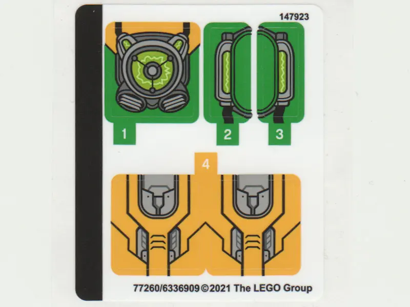Sticker Sheet for Set 76198 - (77260/6336909)