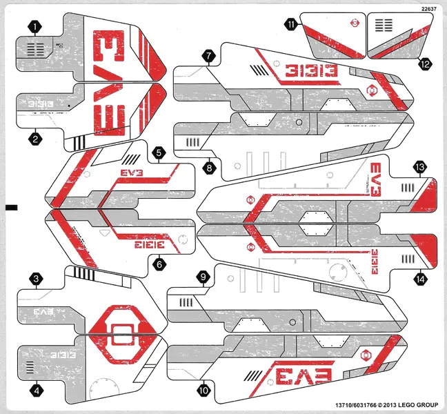 Sticker Sheet for Set 31313 - (13710/6031766)