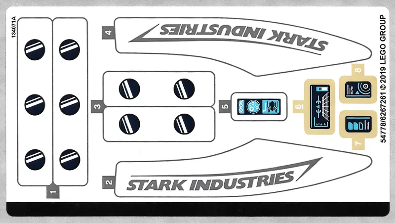 Sticker Sheet for Set 76130 - (54778/6267261)