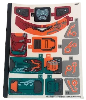 Sticker Sheet for Set 76194 - (79270/6351837)
