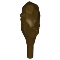 Dark Brown Minifigure, Weapon Club with Spikes - Small