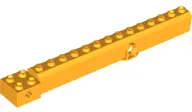 Bright Light Orange Crane Arm Outside, Wide with Pin Hole at Mid-Point