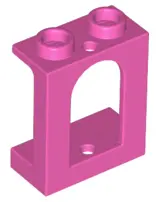 Dark Pink Window 1 x 2 x 2 Castle