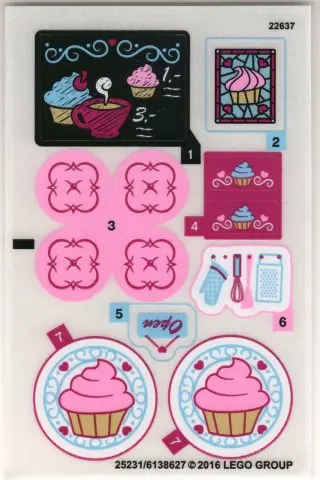 Sticker Sheet for Set 41119 - International Version - (25231/6138627)