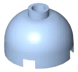 Bright Light Blue Brick, Round 2 x 2 Dome Top