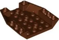 Reddish Brown Wedge 6 x 6 Triple Inverted