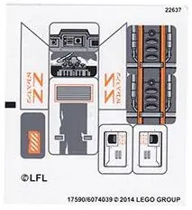 Sticker Sheet for Set 75049 - International Version - (17590/6074039)