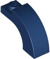 Blue Arch 1 x 3 x 1 2/3 Curved Top