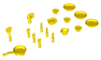 Yellow Friends Accessories, Kitchen, 17 in Bag (Multipack)