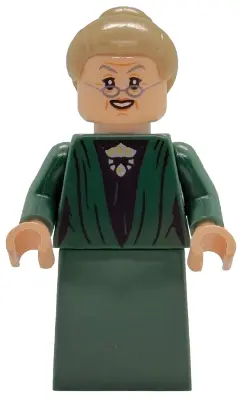 Professor Minerva McGonagall - Dark Green Robe, Plain Skirt, Dark Tan Hair