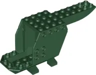 Dark Green Helicopter Body without Top Pin