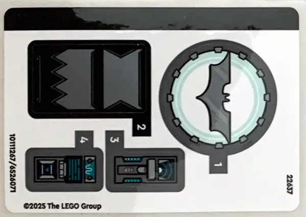Sticker Sheet for Set 76303 - (10111267/6526071)