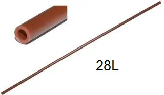 Reddish Brown Hose, Rigid 3mm D. 28L / 22.4cm