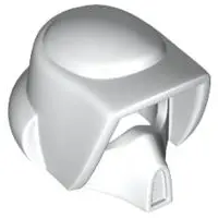 White Minifigure, Headgear Helmet SW Scout Trooper