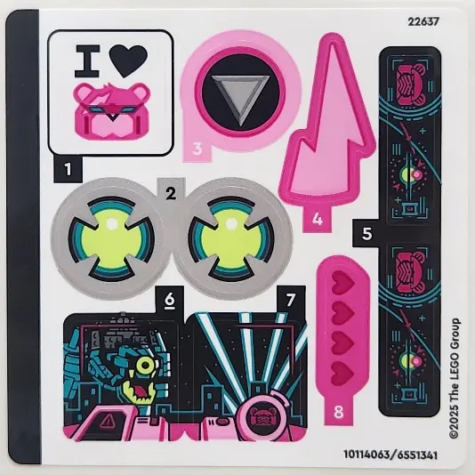 Sheet for Set 77078, Sheet 1 - (10114063/6551341)