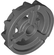 Bluish Gray Technic, Gear 12 Tooth Bevel with Clutch and Large Rotation Joint Pin