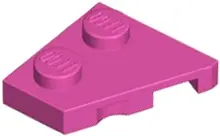 Pink Wedge, Plate 2 x 2  Left