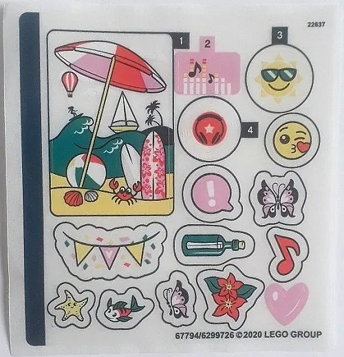 Sticker Sheet for Set 41411 - (67794/6299726)