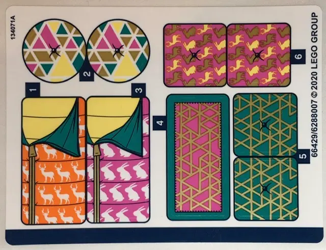 Sticker Sheet for Set 41392 - (66429/6288007)