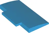 Dark Azure Slope, Curved 5 x 8 x 2/3